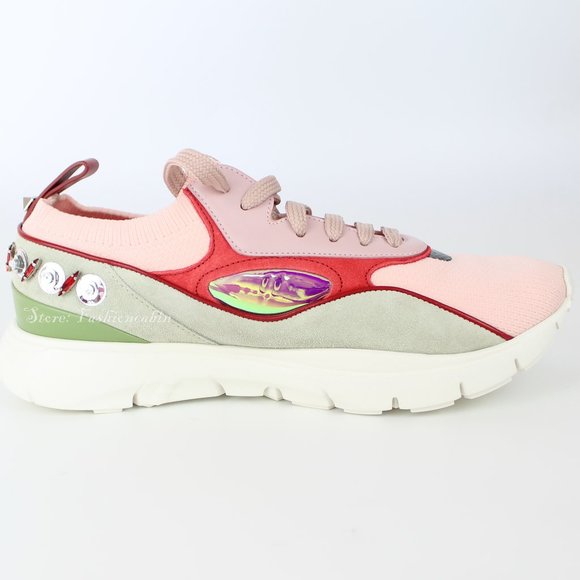 NEW VALENTINO GARAVANI Embellished Sneaker | Comfort Statement Street Style - Picture 1 of 15
